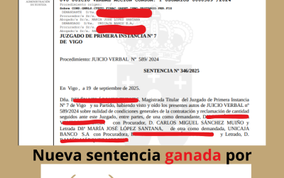 Demanda ganada contra Unicaja